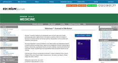 Desktop Screenshot of edoriumjournalofmedicine.com