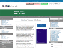 Tablet Screenshot of edoriumjournalofmedicine.com